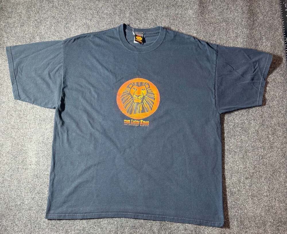Disney Presents The Lion King The Broadway Musical T-shirt - 2XL - Black